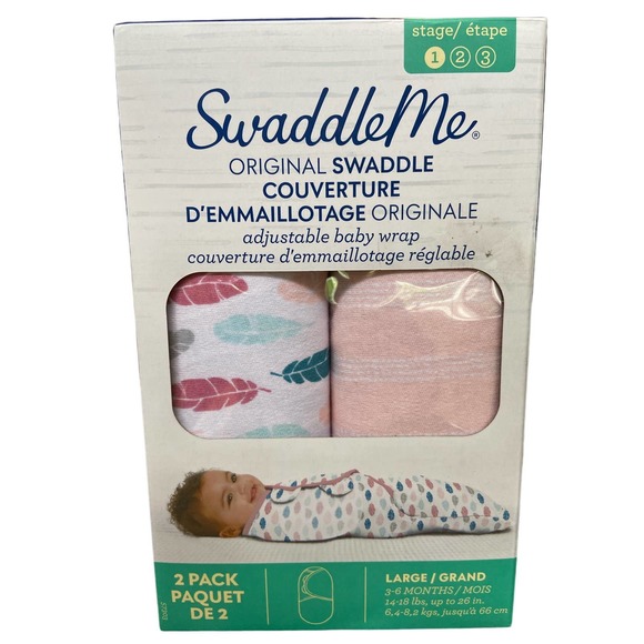 SwaddleMe Original Swaddle 2pk - SZ large 3-6 months - Picture 1 of 6